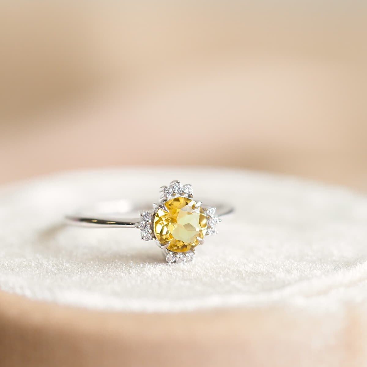 Yellow Sapphire Ring Design