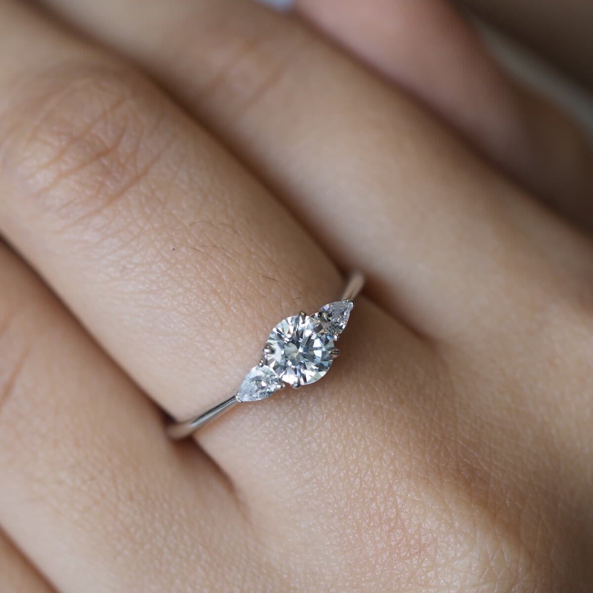 Jude solitaire diamond ring