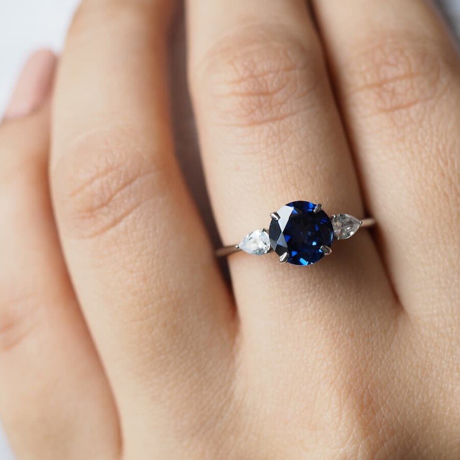 Blue Sapphire Penelope Ring