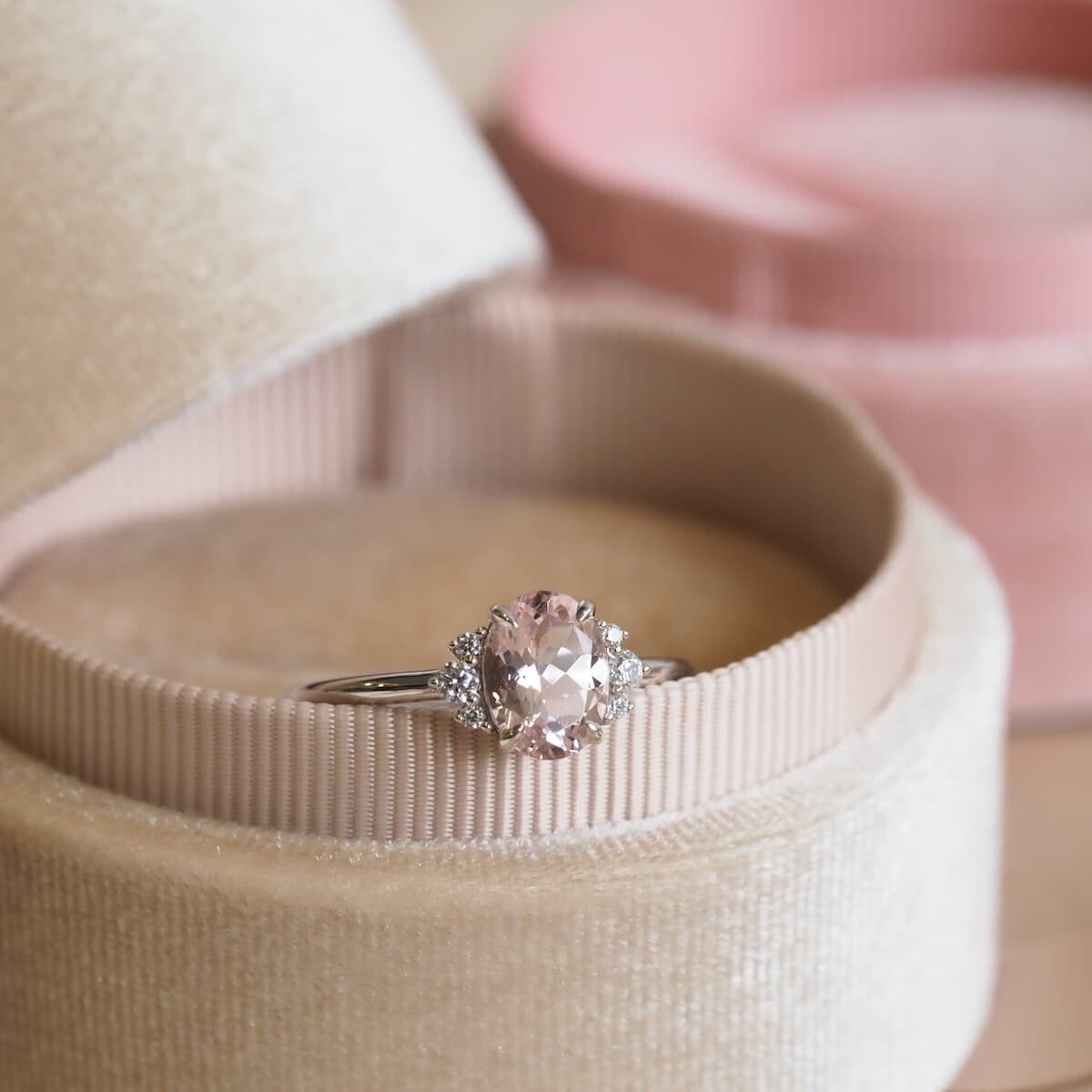 Sophia Pink Morganite Ring