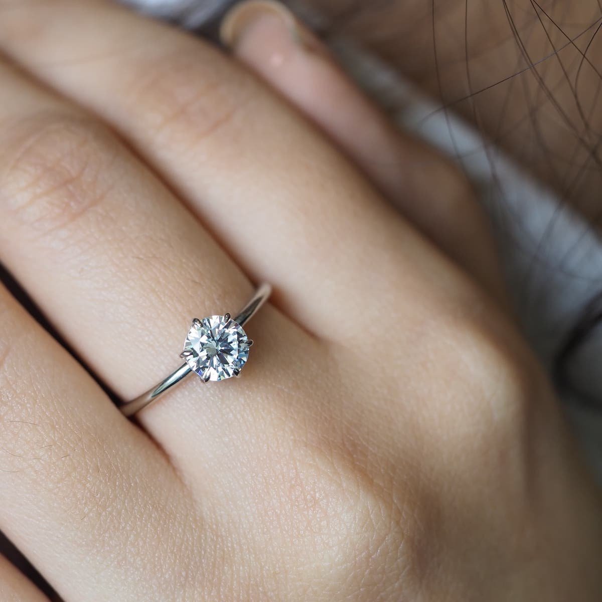 Zara solitaire diamond ring