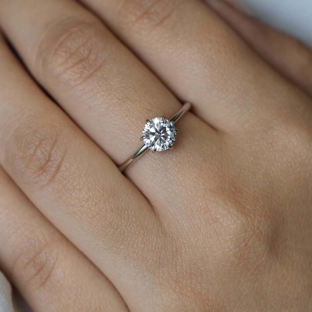 Zara Solitaire Diamond Ring - Engagement Ring